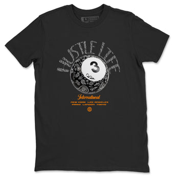 Air Jordan 3 Fear shirt to match jordans Hustle Life sneaker tees AJ3 Fear SNRT Sneaker Release Tees Unisex Black 2 T-Shirt