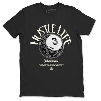 Air Jordan 3 Off Noir shirt to match jordans Hustle Life sneaker tees AJ3 Off Noir SNRT Sneaker Release Tees Unisex Black 2 T-Shirt