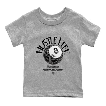 Dunk White Black shirt to match jordans Hustle Life sneaker tees Dunk White Black SNRT Sneaker Release Tees Baby Toddler Heather Grey 2 T-Shirt
