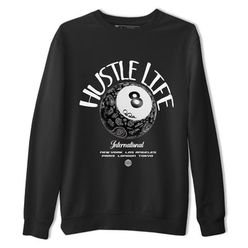 Dunk White Black shirt to match jordans Hustle Life sneaker tees Dunk White Black SNRT Sneaker Release Tees Unisex Black 2 T-Shirt