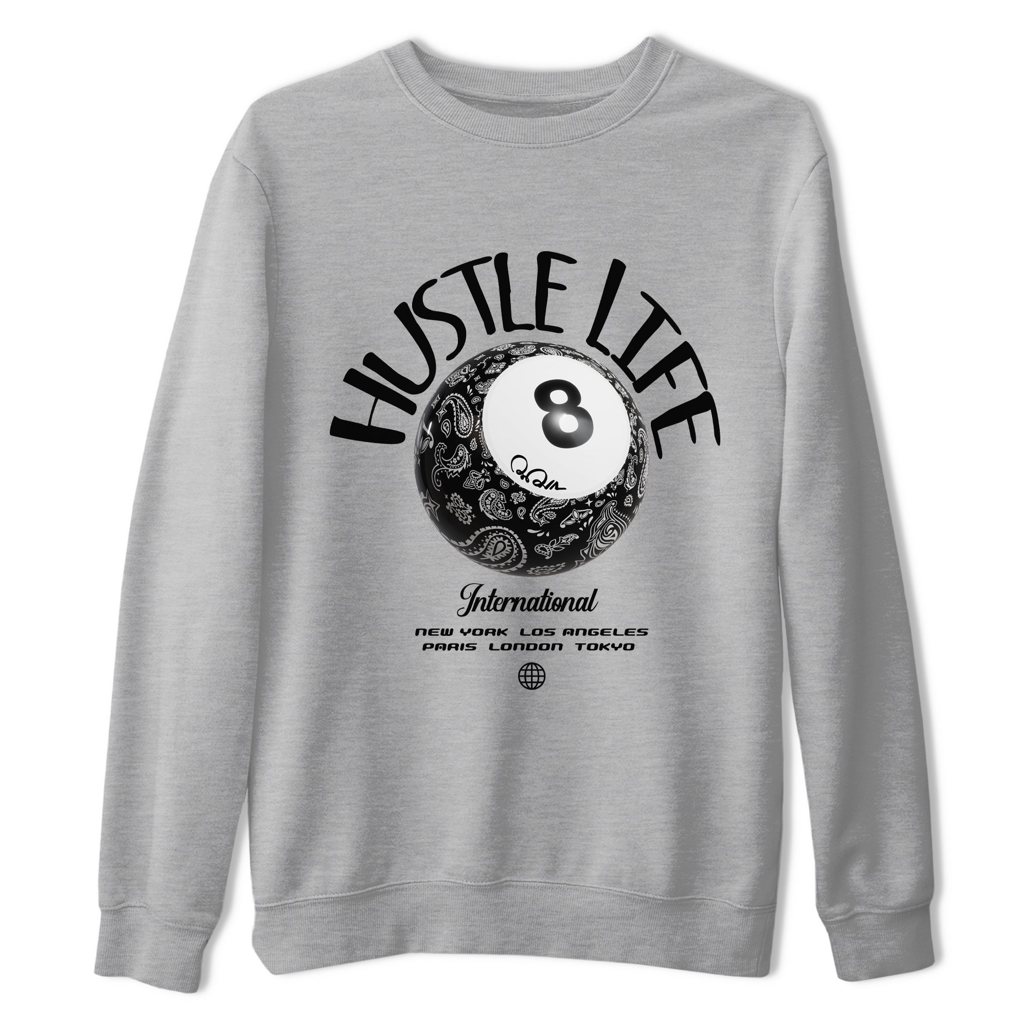 Dunk White Black shirt to match jordans Hustle Life sneaker tees Dunk White Black SNRT Sneaker Release Tees Unisex Heather Grey 2 T-Shirt