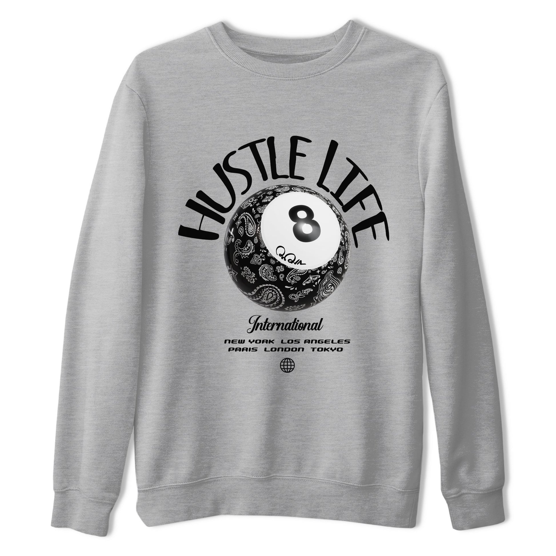 Dunk White Black shirt to match jordans Hustle Life sneaker tees Dunk White Black SNRT Sneaker Release Tees Unisex Heather Grey 2 T-Shirt