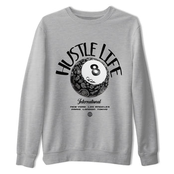 Dunk White Black shirt to match jordans Hustle Life sneaker tees Dunk White Black SNRT Sneaker Release Tees Unisex Heather Grey 2 T-Shirt