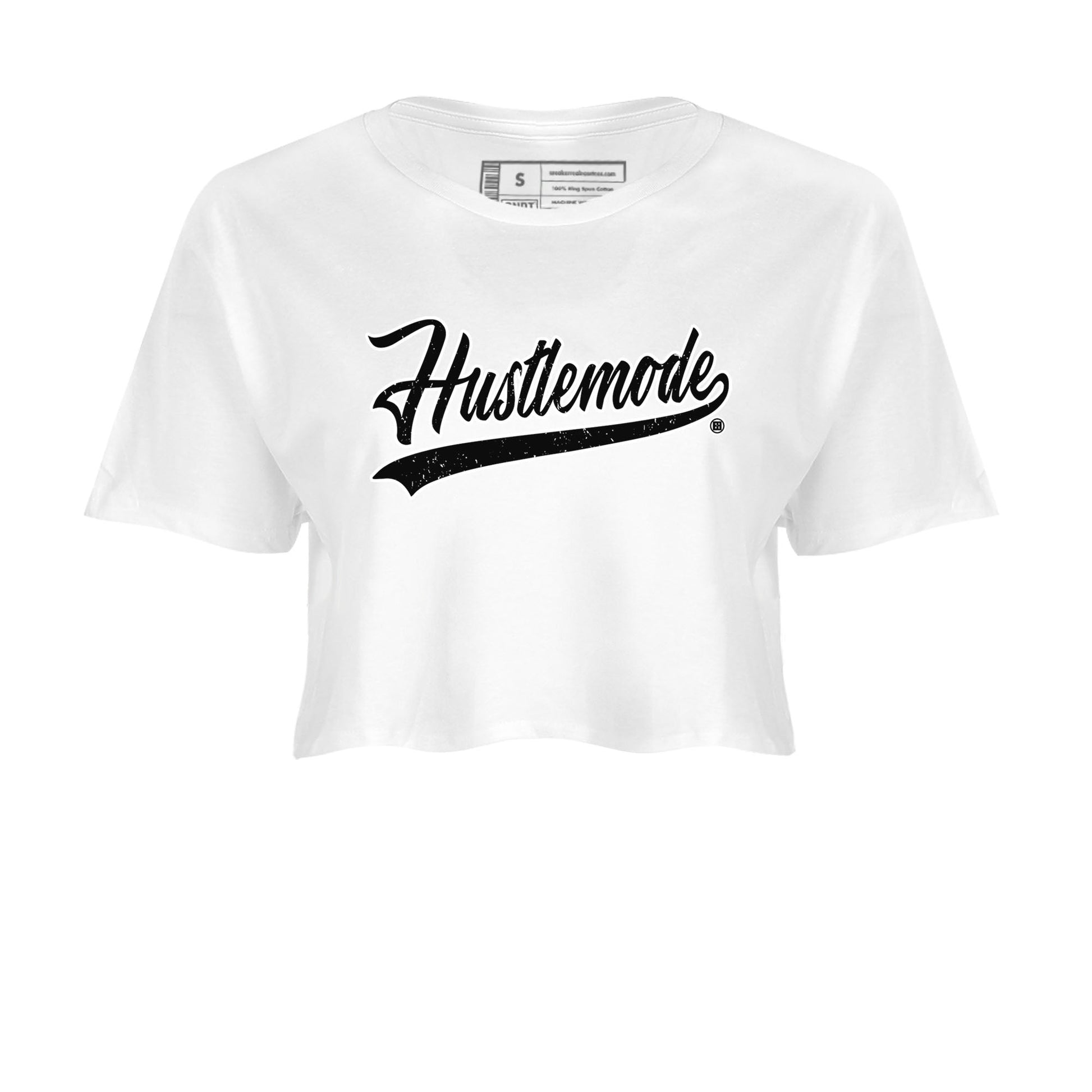 Air Jordan 1 High OG Black White shirt to match jordans Hustle Mode sneaker tees 1s Black White SNRT Sneaker Release Tees White 2 crop length shirt