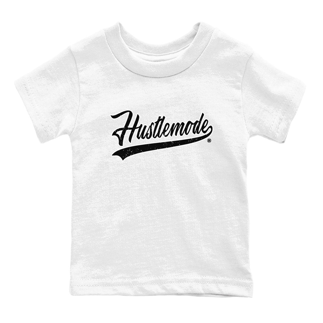 Air Jordan 1 High OG Black White shirt to match jordans Hustle Mode sneaker tees 1s Black White SNRT sneaker release tees baby toddler White 2 cotton Shirt