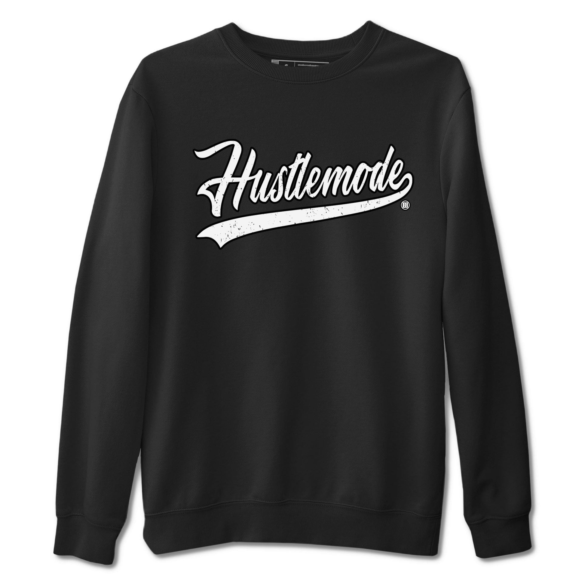 Air Jordan 1 High OG Black White shirt to match jordans Hustle Mode sneaker tees 1s Black White SNRT Sneaker Release Tees unisex cotton Black 2 crew neck shirt