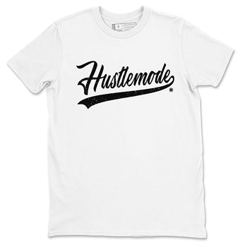 Air Jordan 1 High OG Black White shirt to match jordans Hustle Mode sneaker tees 1s Black White SNRT Sneaker Release Tees unisex cotton White 2 crew neck shirt