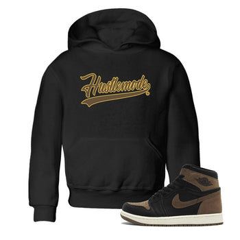 Air Jordan 1 Palomino shirt to match jordans Hustle Mode sneaker tees Crew Neck Jordan 1 Retro High OG Palomino SNRT Sneaker Release Tees Baby Toddler Black 1 T-Shirt
