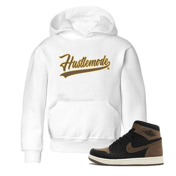 Air Jordan 1 Palomino shirt to match jordans Hustle Mode sneaker tees Crew Neck Jordan 1 Retro High OG Palomino SNRT Sneaker Release Tees Baby Toddler White 1 T-Shirt