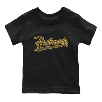Air Jordan 1 Palomino shirt to match jordans Hustle Mode sneaker tees Crew Neck Jordan 1 Retro High OG Palomino SNRT Sneaker Release Tees Baby Toddler Black 2 T-Shirt