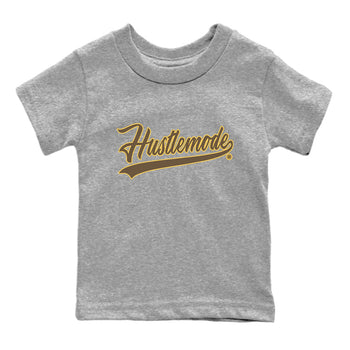 Air Jordan 1 Palomino shirt to match jordans Hustle Mode sneaker tees Crew Neck Jordan 1 Retro High OG Palomino SNRT Sneaker Release Tees Baby Toddler Heather Grey 2 T-Shirt