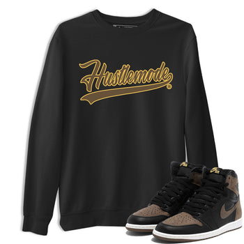 Air Jordan 1 Palomino shirt to match jordans Hustle Mode sneaker tees Crew Neck Jordan 1 Retro High OG Palomino SNRT Sneaker Release Tees Unisex Casual Shirts Black 1 T-Shirt