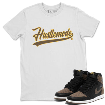 Air Jordan 1 Palomino shirt to match jordans Hustle Mode sneaker tees Crew Neck Jordan 1 Retro High OG Palomino SNRT Sneaker Release Tees Unisex Casual Shirts White 1 T-Shirt