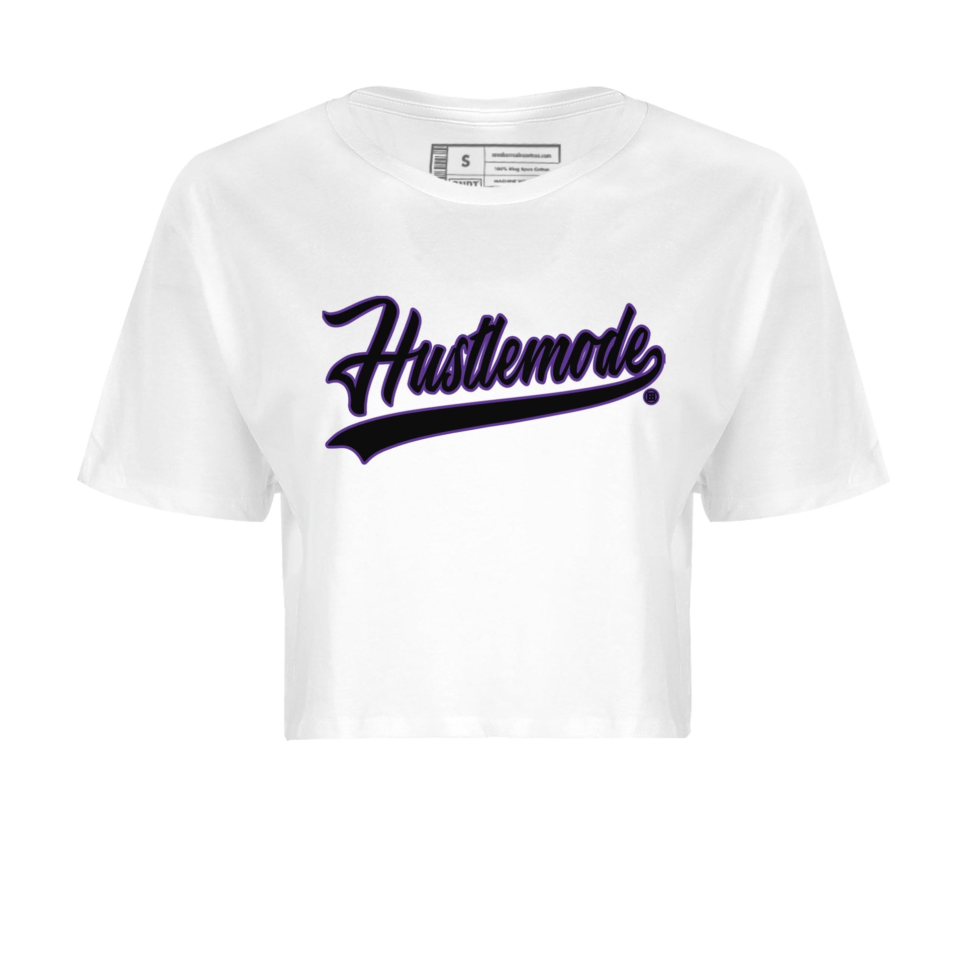 Air Jordan 12 Field Purple Sneaker Match Tees Hustle Mode Sneaker Tees Jordan Jordan 12 Lakers Sneaker Release Tees Women's Shirts White 2