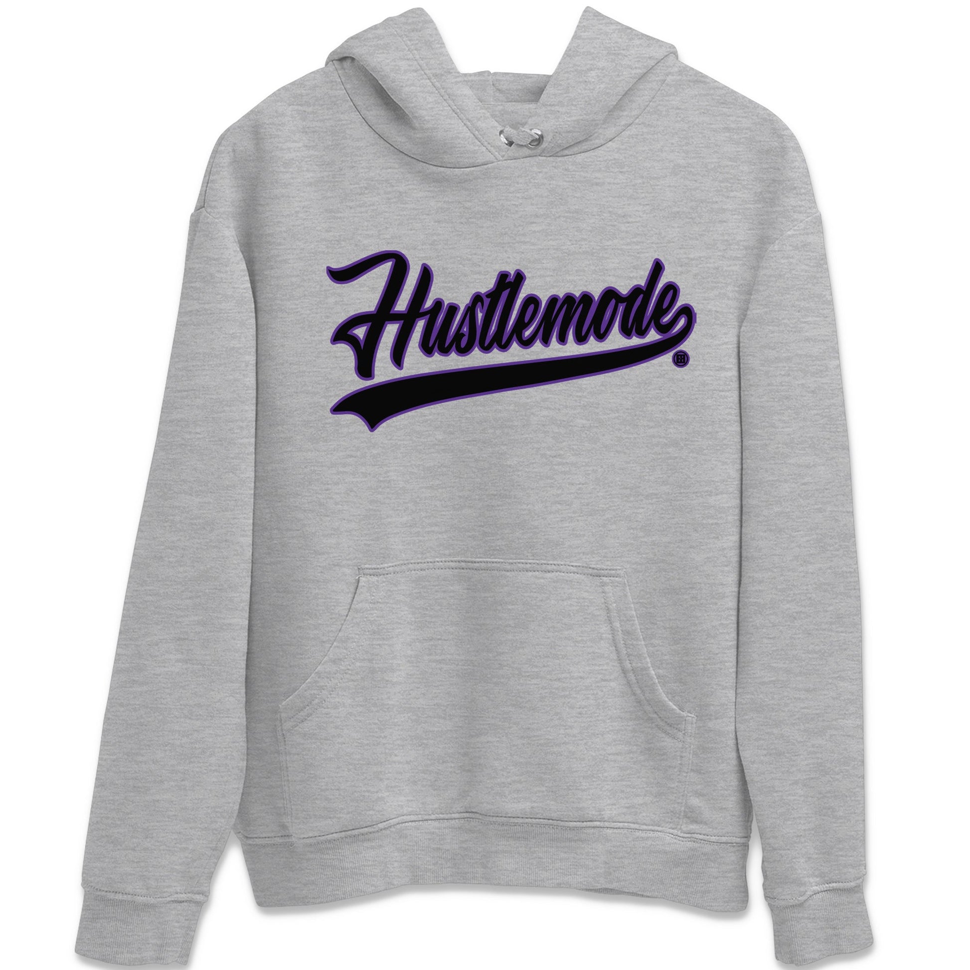 Air Jordan 12 Field Purple Sneaker Match Tees Hustle Mode Sneaker Tees Jordan Jordan 12 Lakers Sneaker Release Tees Unisex Shirts Heather Grey 2