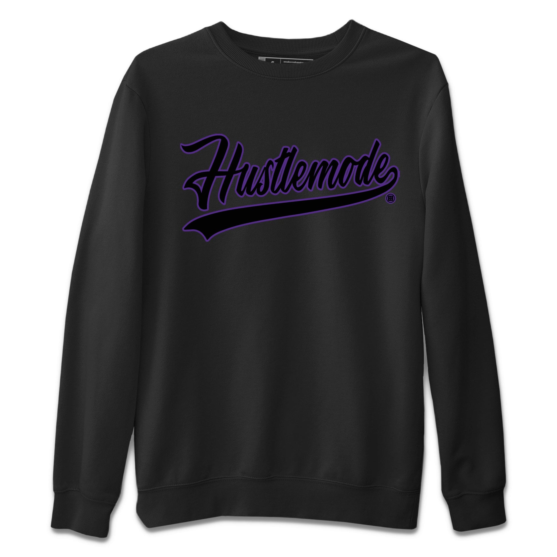 Air Jordan 12 Field Purple Sneaker Match Tees Hustle Mode Sneaker Tees Jordan Jordan 12 Lakers Sneaker Release Tees Unisex Shirts Black 2