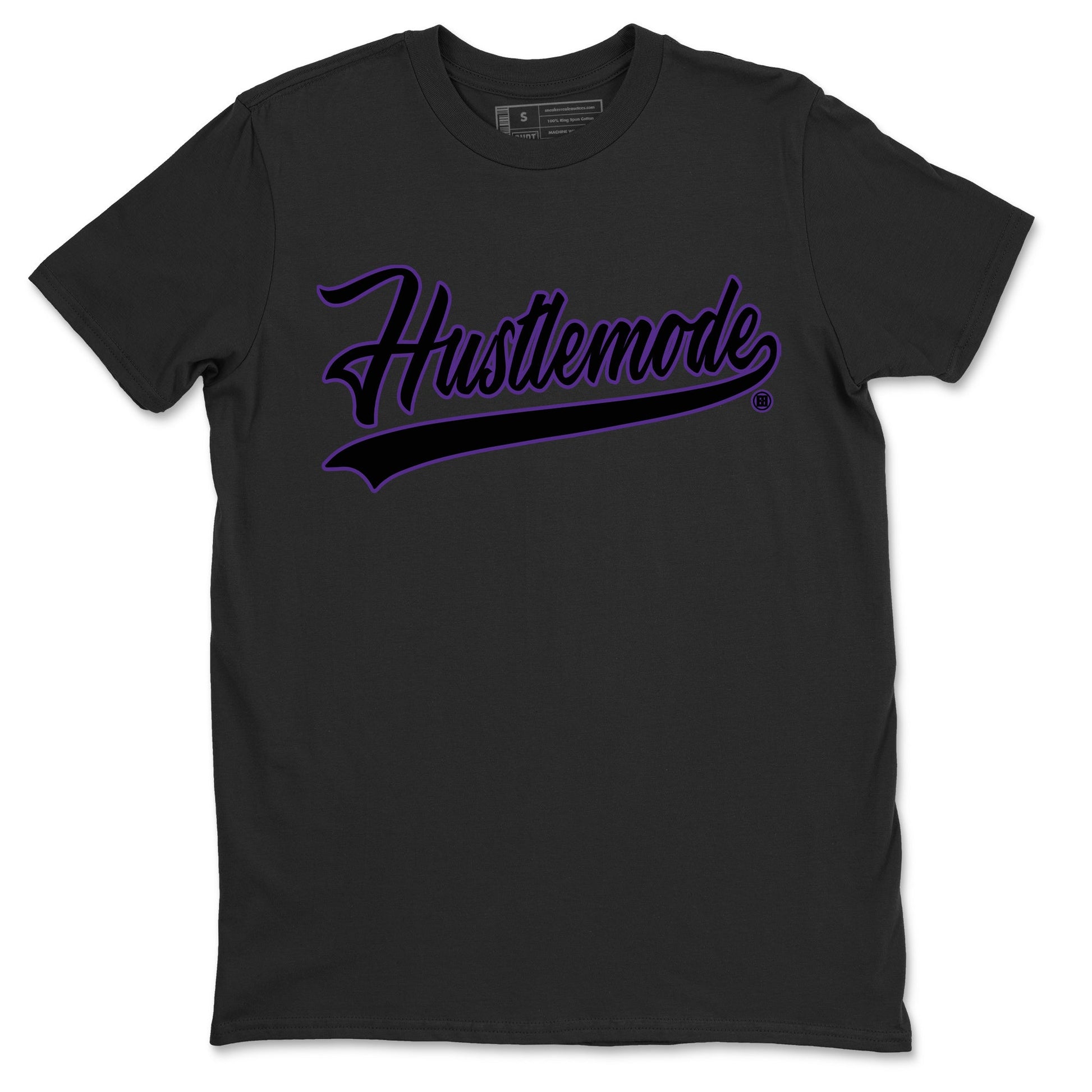 Air Jordan 12 Field Purple Sneaker Match Tees Hustle Mode Sneaker Tees Jordan Jordan 12 Lakers Sneaker Release Tees Unisex Shirts Black 2