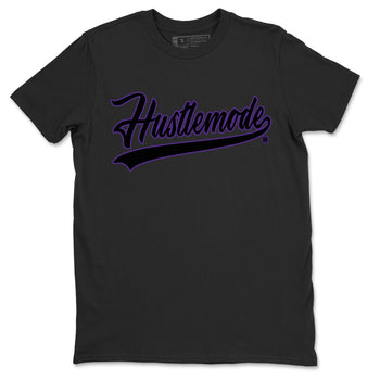 Air Jordan 12 Field Purple Sneaker Match Tees Hustle Mode Sneaker Tees Jordan Jordan 12 Lakers Sneaker Release Tees Unisex Shirts Black 2