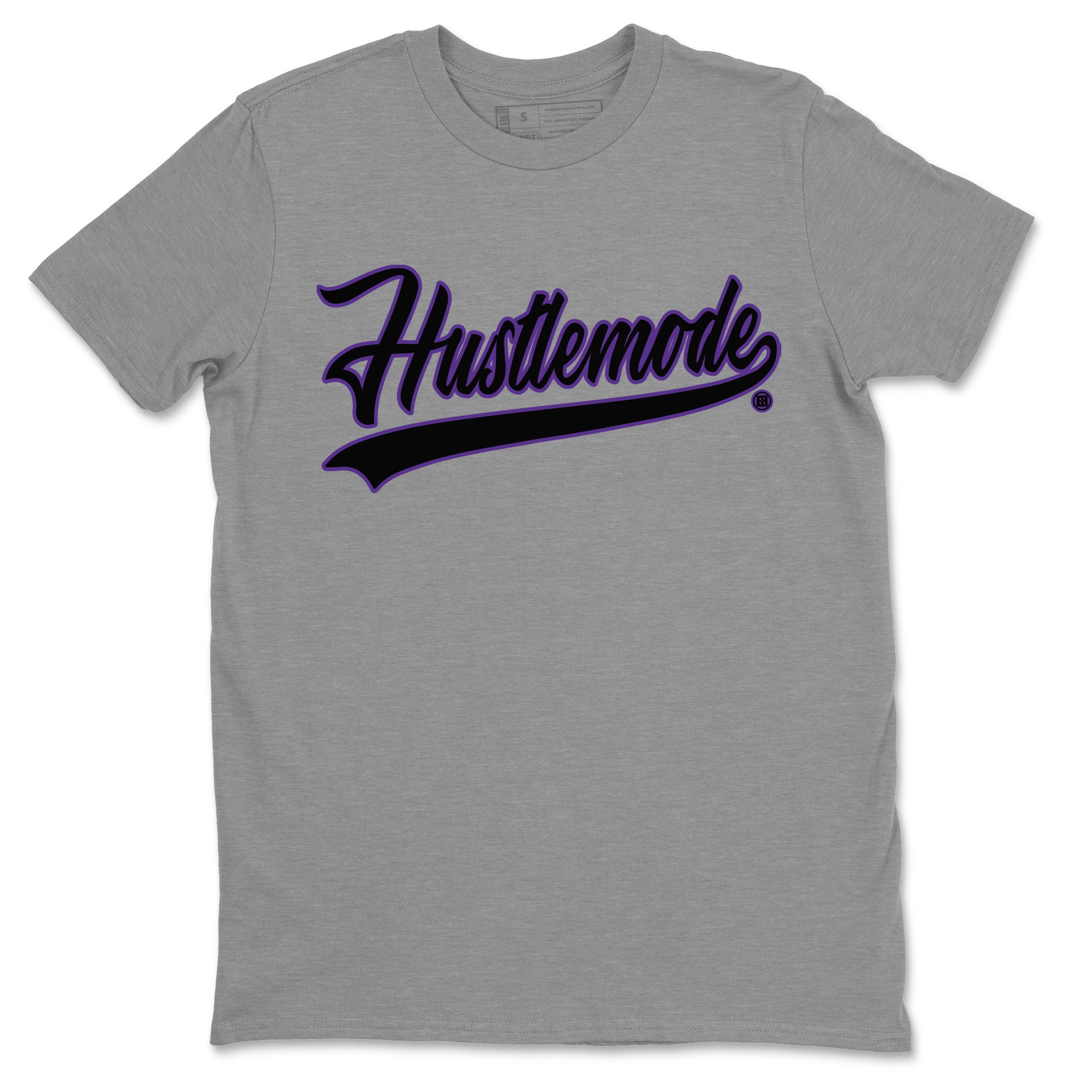 Air Jordan 12 Field Purple Sneaker Match Tees Hustle Mode Sneaker Tees Jordan Jordan 12 Lakers Sneaker Release Tees Unisex Shirts Heather Grey 2