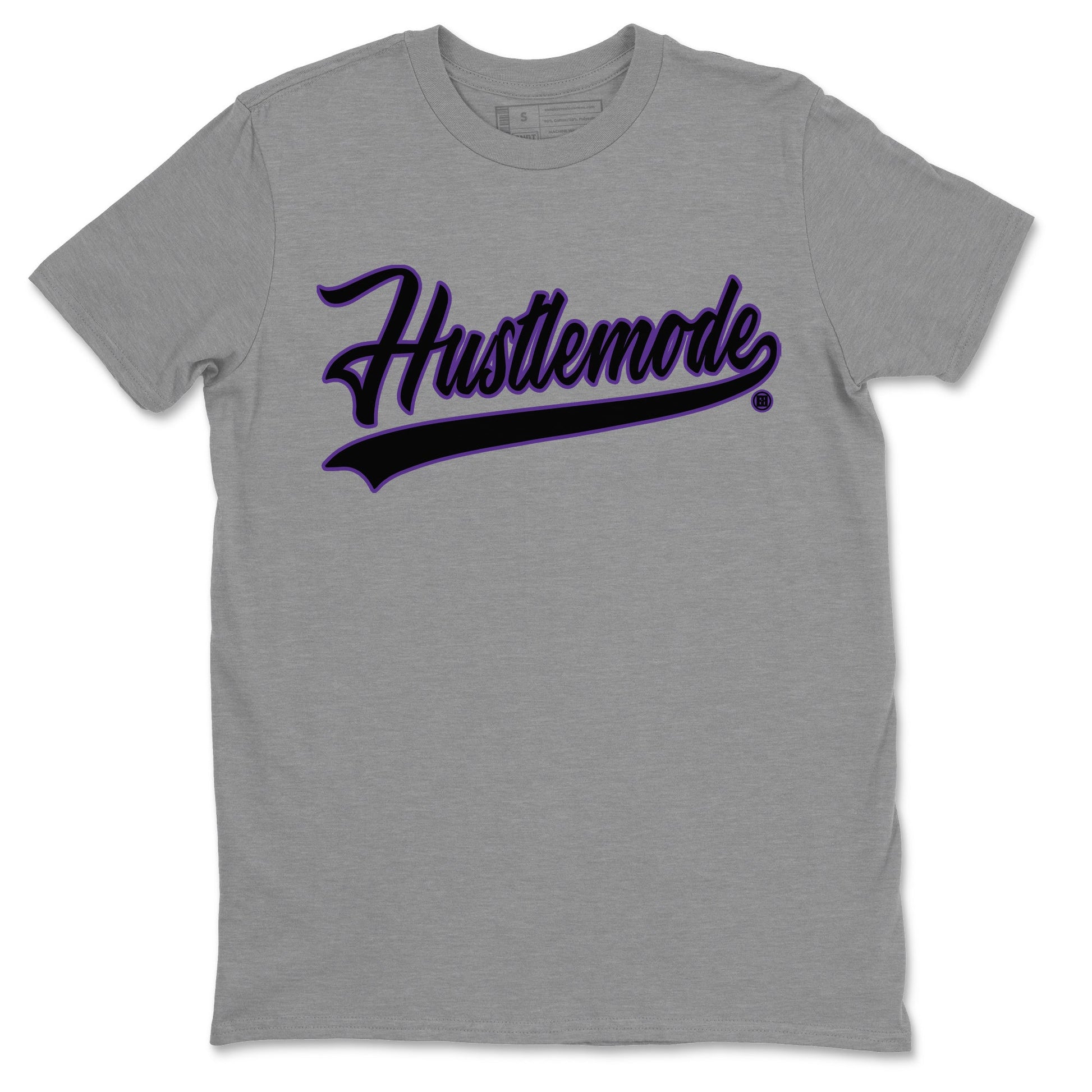 Air Jordan 12 Field Purple Sneaker Match Tees Hustle Mode Sneaker Tees Jordan Jordan 12 Lakers Sneaker Release Tees Unisex Shirts Heather Grey 2