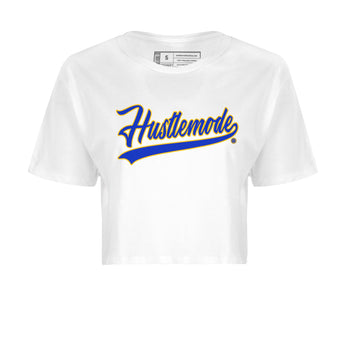 Air Jordan 14 Laney Sneaker Match Tees Hustle Mode Sneaker Tees Jordan 14 Laney Sneaker Release Tees Women's Shirts White 2