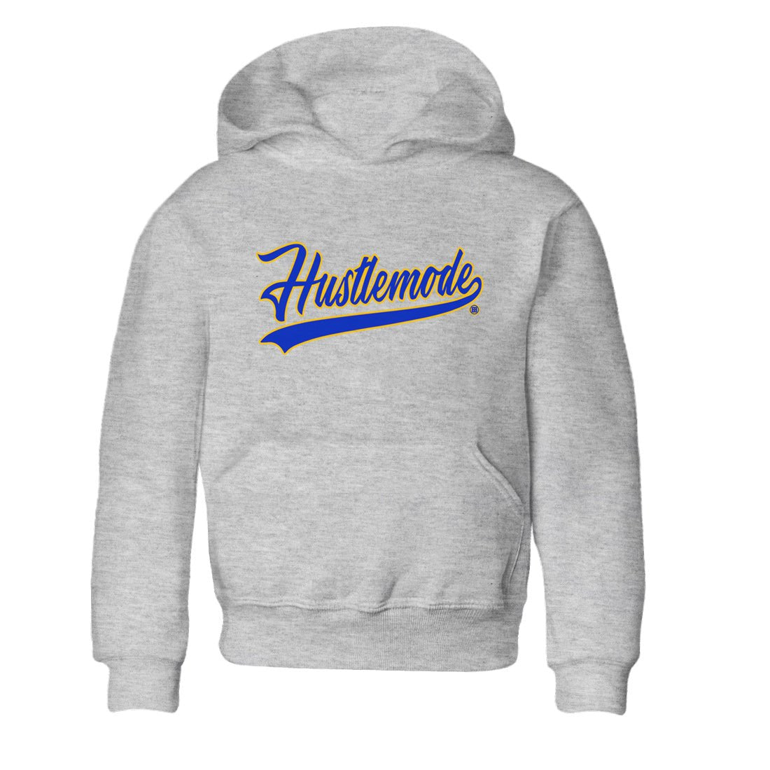 Air Jordan 14 Laney Sneaker Match Tees Hustle Mode Sneaker Tees Jordan 14 Laney Sneaker Release Tees Kids Shirts Heather Grey 2