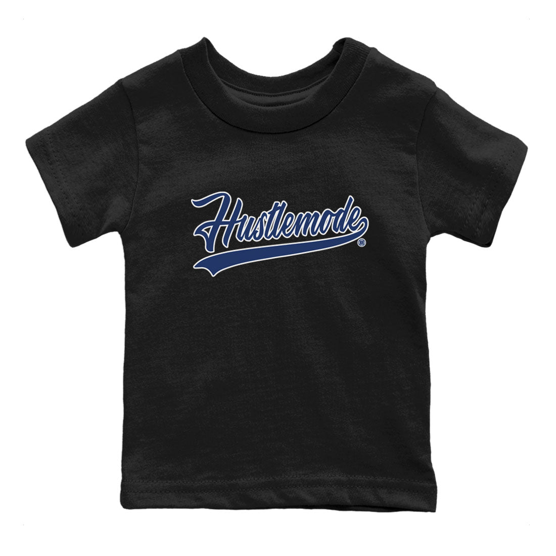 Air Jordan 3 Midnight Navy shirt to match jordans Hustle Mode sneaker tees AJ3 Midnight Navy SNRT Sneaker T Shirt  baby toddler Black 2 cotton Shirt