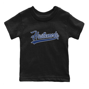 Air Jordan 3 Midnight Navy shirt to match jordans Hustle Mode sneaker tees AJ3 Midnight Navy SNRT Sneaker T Shirt  baby toddler Black 2 cotton Shirt
