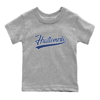 Air Jordan 3 Midnight Navy shirt to match jordans Hustle Mode sneaker tees AJ3 Midnight Navy SNRT Sneaker T Shirt  baby toddler Heather Grey 2 cotton Shirt