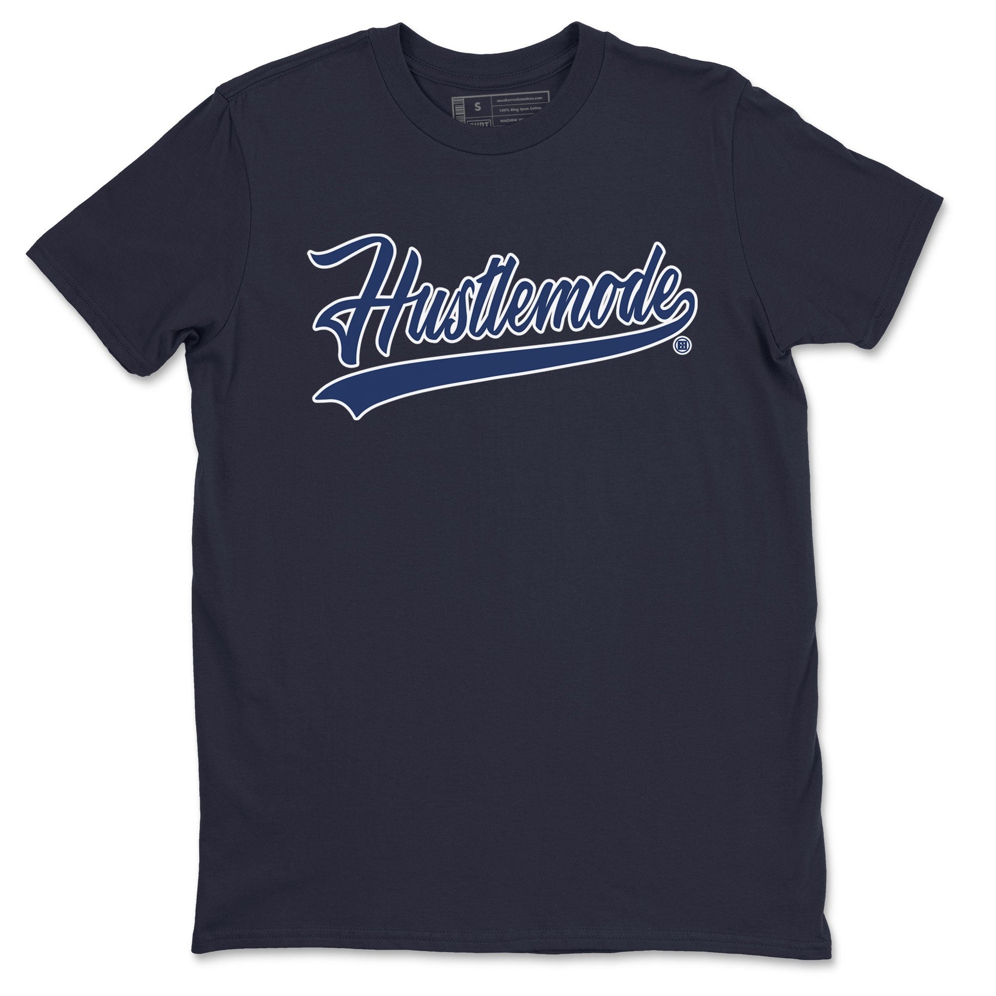 Air Jordan 3 Midnight Navy shirt to match jordans Hustle Mode sneaker tees 3s Midnight Navy SNRT Sneaker T Shirt  unisex cotton Navy 2 crew neck shirt