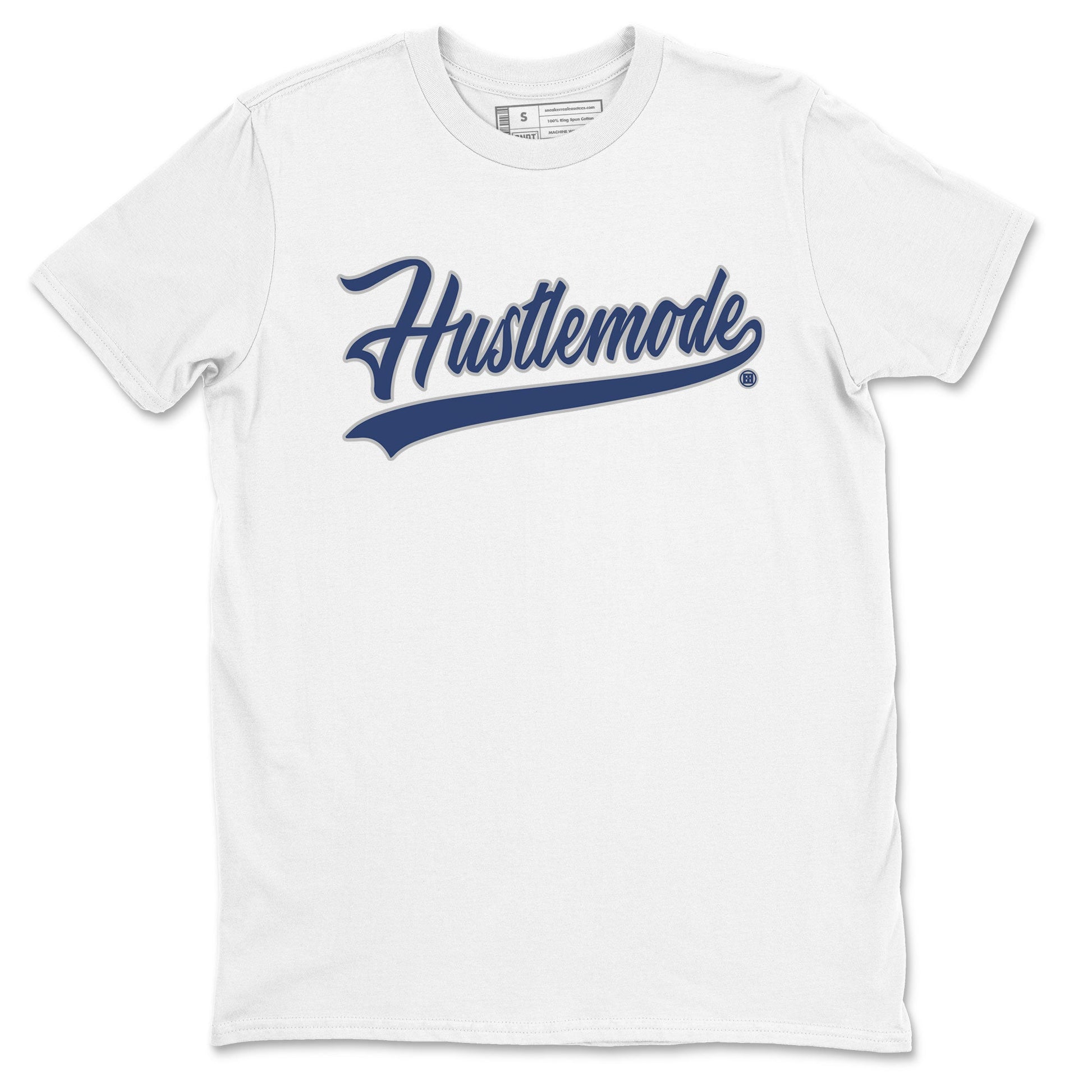 Air Jordan 3 Midnight Navy shirt to match jordans Hustle Mode sneaker tees 3s Midnight Navy SNRT Sneaker T Shirt  unisex cotton White 2 crew neck shirt