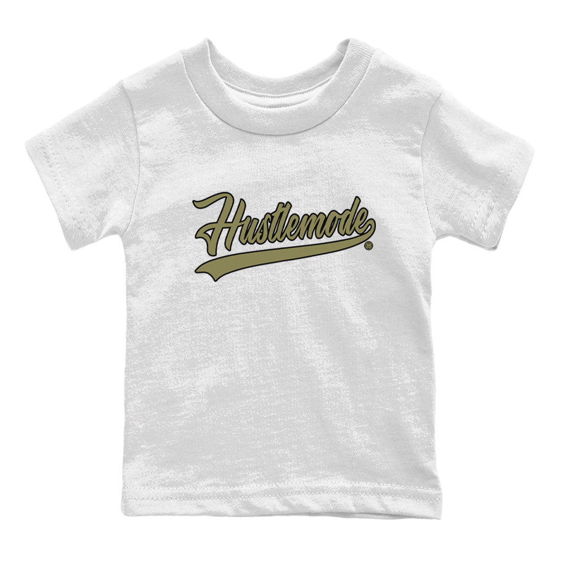 Air Jordan 4 Medium Olive shirt to match jordans Hustle Mode sneaker tees Jordan 4 Retro Medium Olive SNRT Sneaker Tees Sneaker Matching Clothing Brand Baby Toddler White 2 T-Shirt