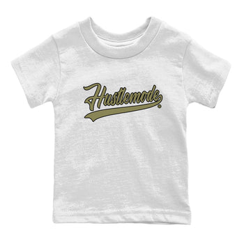 Air Jordan 4 Medium Olive shirt to match jordans Hustle Mode sneaker tees Jordan 4 Retro Medium Olive SNRT Sneaker Tees Sneaker Matching Clothing Brand Baby Toddler White 2 T-Shirt
