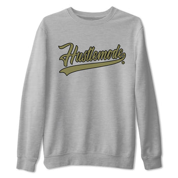 Air Jordan 4 Medium Olive shirt to match jordans Hustle Mode sneaker tees Jordan 4 Retro Medium Olive SNRT Sneaker Tees Sneaker Matching Clothing Brand Unisex Sneaker Tee Heather Grey 2 T-Shirt
