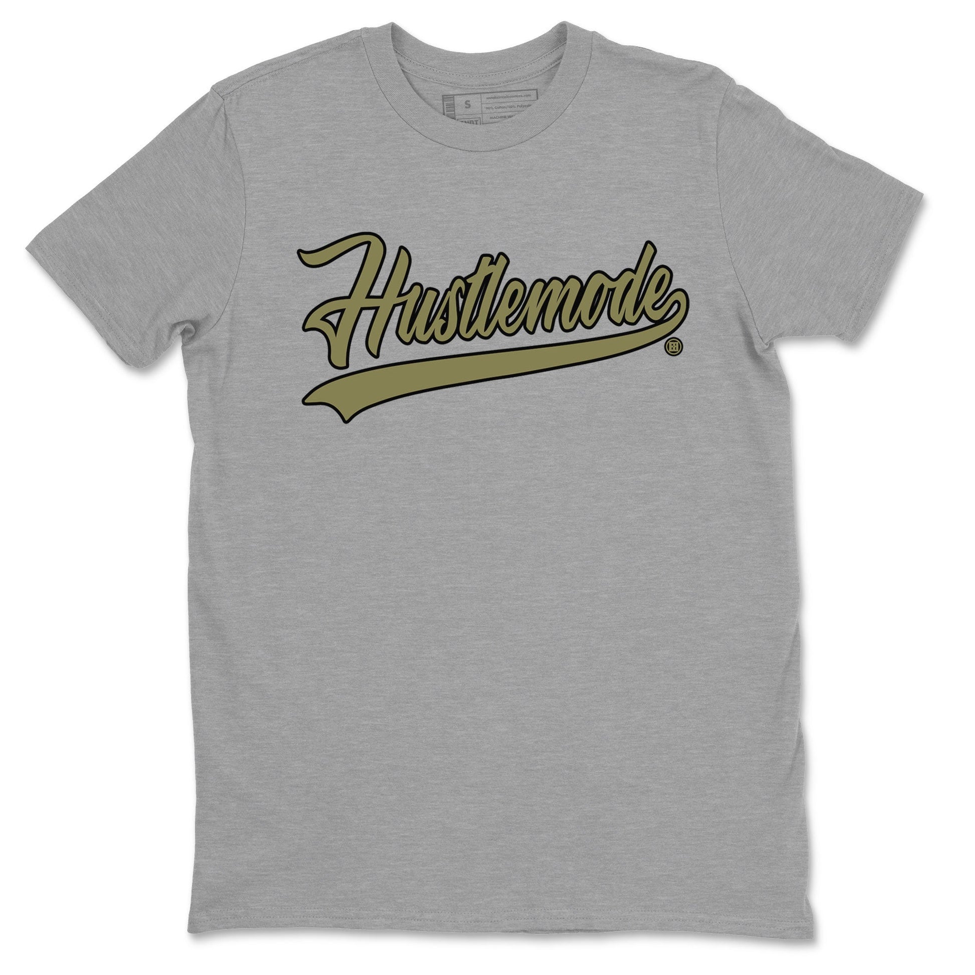 Air Jordan 4 Medium Olive shirt to match jordans Hustle Mode sneaker tees Jordan 4 Retro Medium Olive SNRT Sneaker Tees Sneaker Matching Clothing Brand Unisex Sneaker Tee Heather Grey 2 T-Shirt