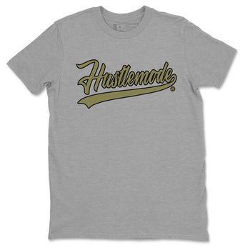 Air Jordan 4 Medium Olive shirt to match jordans Hustle Mode sneaker tees Jordan 4 Retro Medium Olive SNRT Sneaker Tees Sneaker Matching Clothing Brand Unisex Sneaker Tee Heather Grey 2 T-Shirt