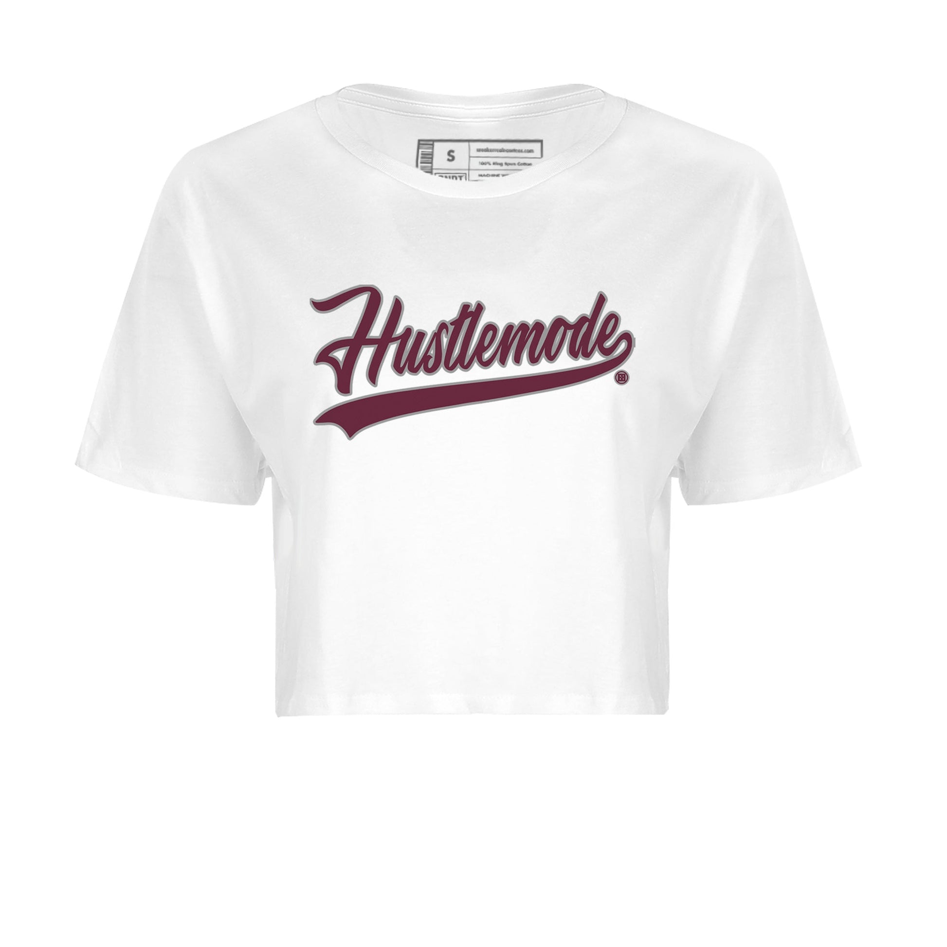 Air Jordan 5 Burgundy Sneaker Match Tees Hustle Mode Sneaker Tees Jordan 5 Burgundy Sneaker Release Tees Women's Shirts White 2