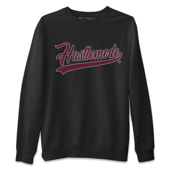 Air Jordan 5 Burgundy Sneaker Match Tees Hustle Mode Sneaker Tees Jordan 5 Burgundy Sneaker Release Tees Unisex Shirts Black 2