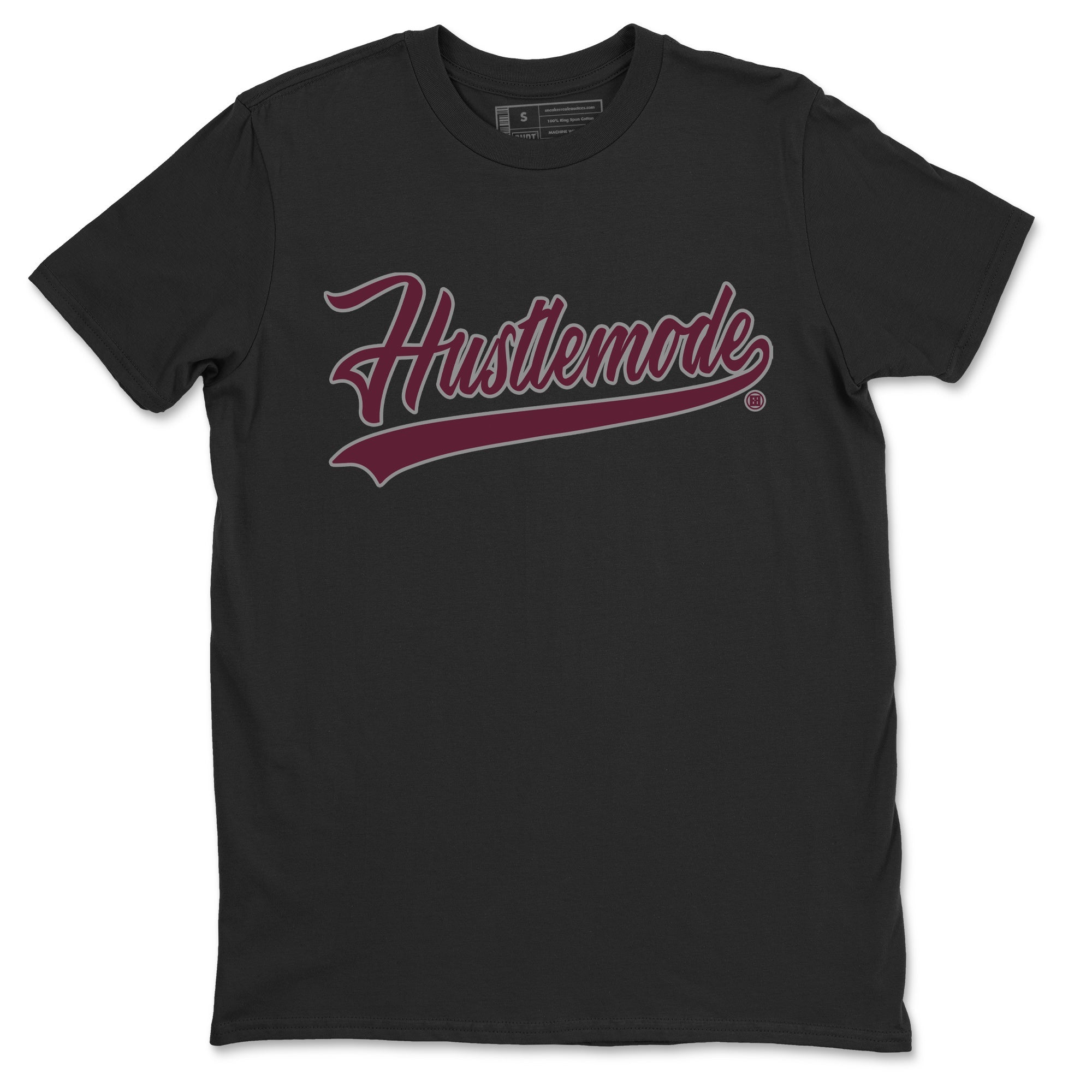 Air Jordan 5 Burgundy Sneaker Match Tees Hustle Mode Sneaker Tees Jordan 5 Burgundy Sneaker Release Tees Unisex Shirts Black 2