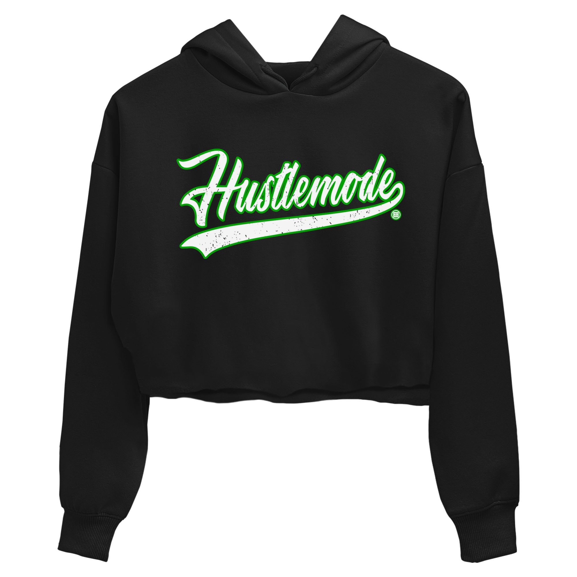 5s Lucky Green shirt to match jordans Hustle Mode sneaker tees Air Jordan 5 Retro Lucky Green SNRT Sneaker Release Tees Black 2 crop length shirt