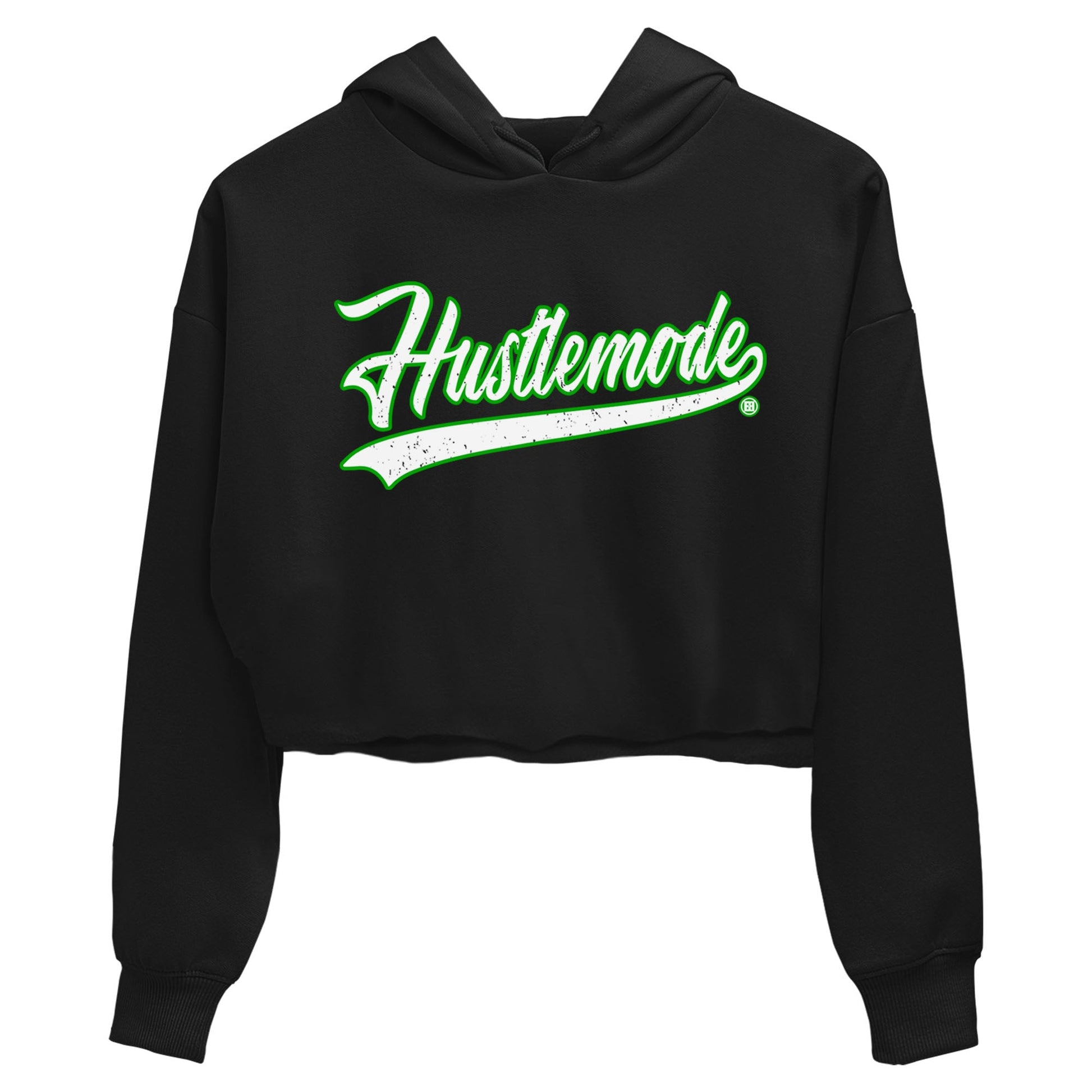 5s Lucky Green shirt to match jordans Hustle Mode sneaker tees Air Jordan 5 Retro Lucky Green SNRT Sneaker Release Tees Black 2 crop length shirt
