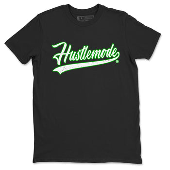 5s Lucky Green shirt to match jordans Hustle Mode sneaker tees Air Jordan 5 Retro Lucky Green SNRT Sneaker Release Tees unisex cotton Black 2 crew neck shirt