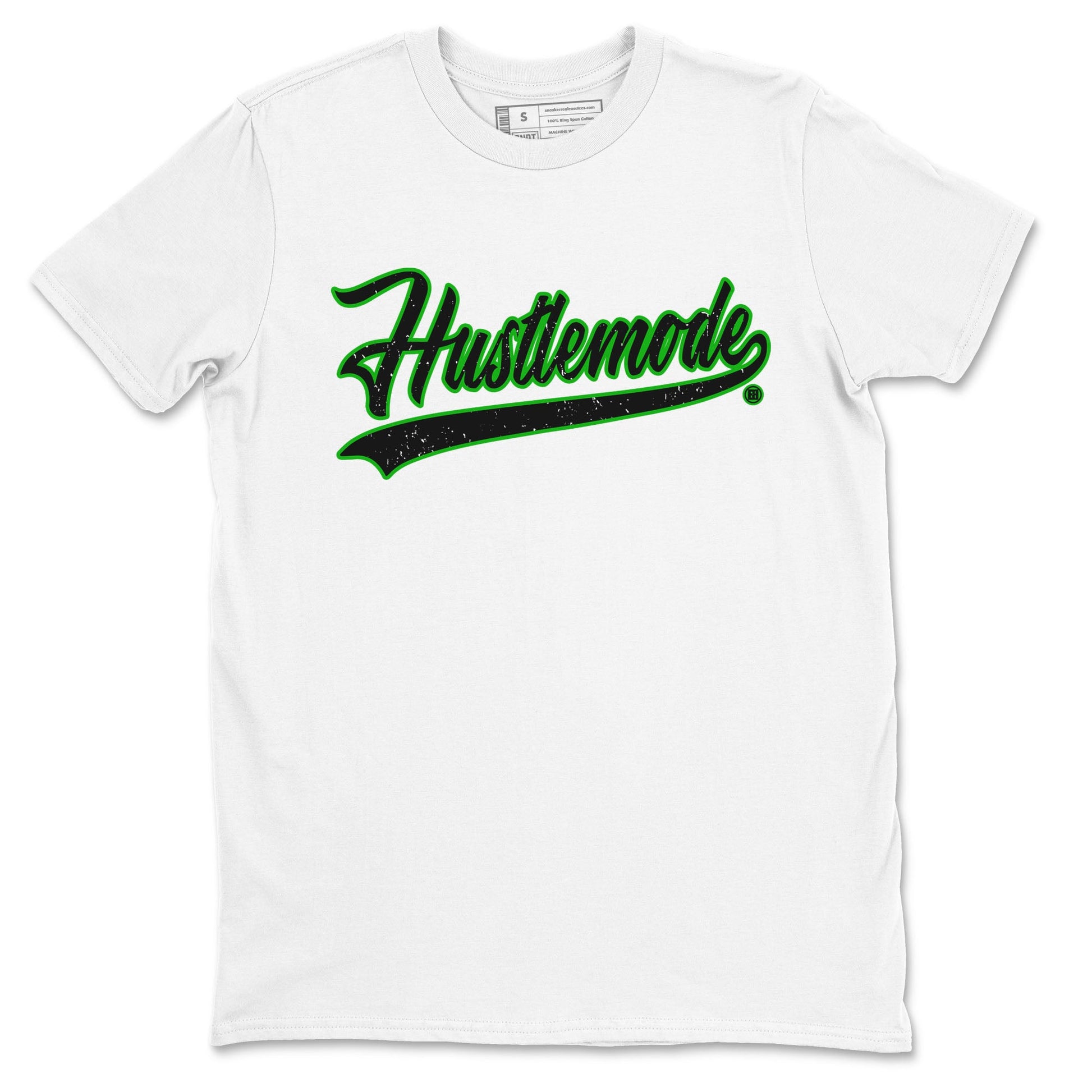 5s Lucky Green shirt to match jordans Hustle Mode sneaker tees Air Jordan 5 Retro Lucky Green SNRT Sneaker Release Tees unisex cotton White 2 crew neck shirt