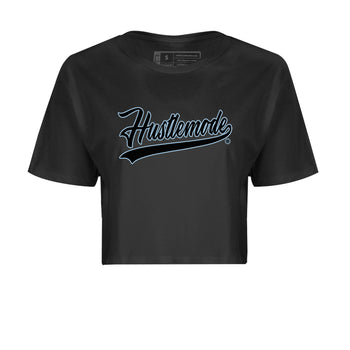 Jordan 7 Chambray T-Shirt Hustle Mode Sneaker Tees Air Jordan 7 Chambray Sneaker Release Tees Women's Shirts Black 2