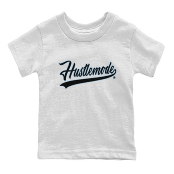 Jordan 7 Chambray T-Shirt Hustle Mode Sneaker Tees Air Jordan 7 Chambray Sneaker Release Tees Kids Shirts White 2