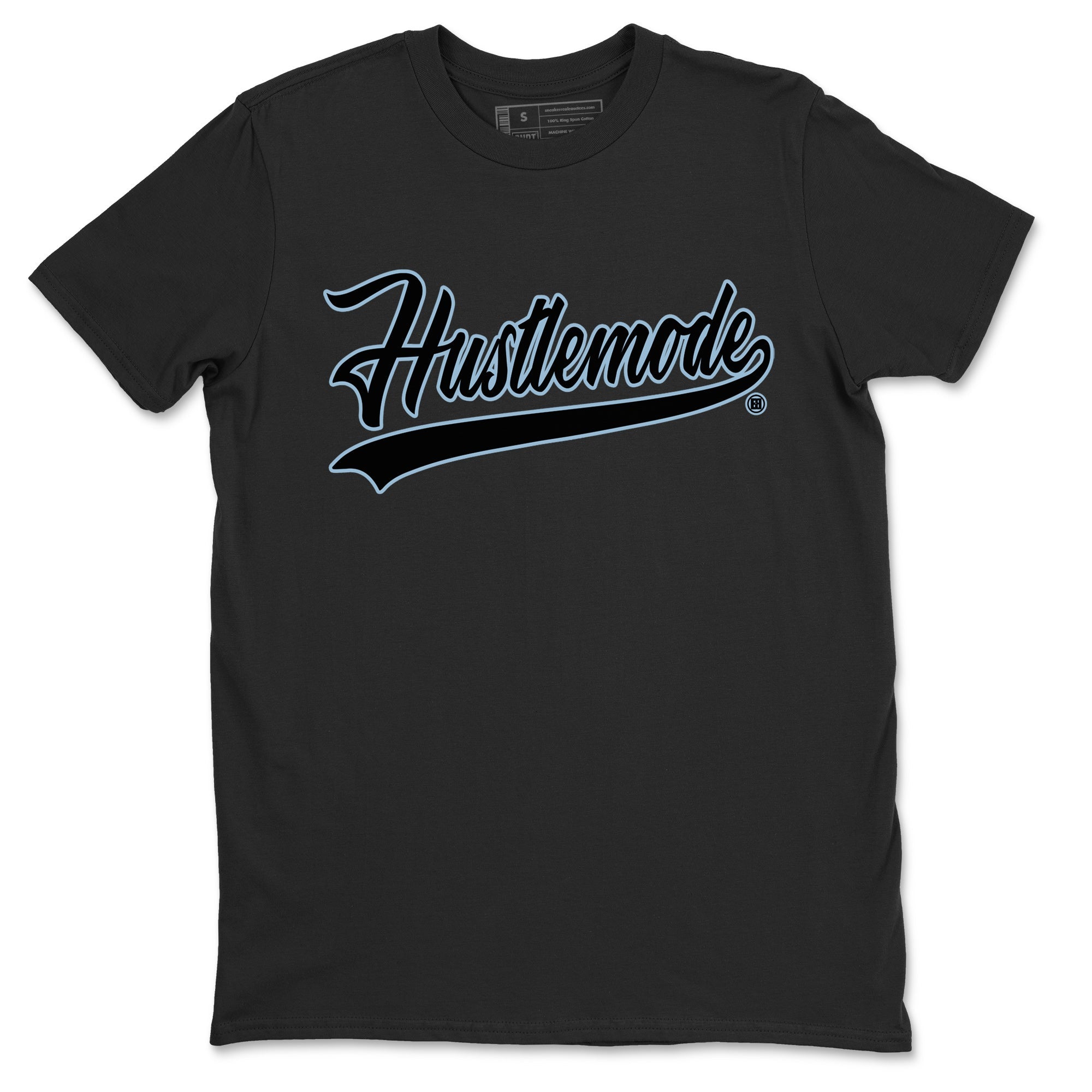 Jordan 7 Chambray T-Shirt Hustle Mode Sneaker Tees Air Jordan 7 Chambray Sneaker Release Tees Unisex Shirts Black 2