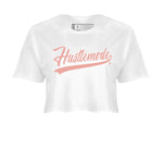 Dunk Low WMNS Rose Whisper shirt to match jordans Hustle Mode sneaker tees Dunk Rose Whisper SNRT Sneaker Release Tees White 2 Crop T-Shirt