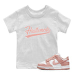 Dunk Low WMNS Rose Whisper shirt to match jordans Hustle Mode sneaker tees Dunk Rose Whisper SNRT Sneaker Release Tees Baby Toddler Kids White 1 T-Shirt