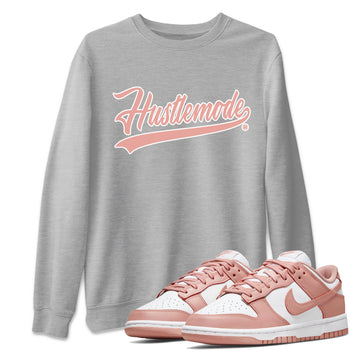 Dunk Low WMNS Rose Whisper shirt to match jordans Hustle Mode sneaker tees Dunk Rose Whisper SNRT Sneaker Release Tees Casual Unisex shirts Heather Grey 1 T-Shirt