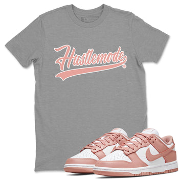 Dunk Low WMNS Rose Whisper shirt to match jordans Hustle Mode sneaker tees Dunk Rose Whisper SNRT Sneaker Release Tees Casual Unisex shirts Heather Grey 1 T-Shirt